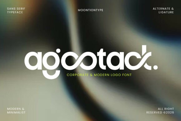 Agootack: A Modern Typeface for Clean, Professional Design