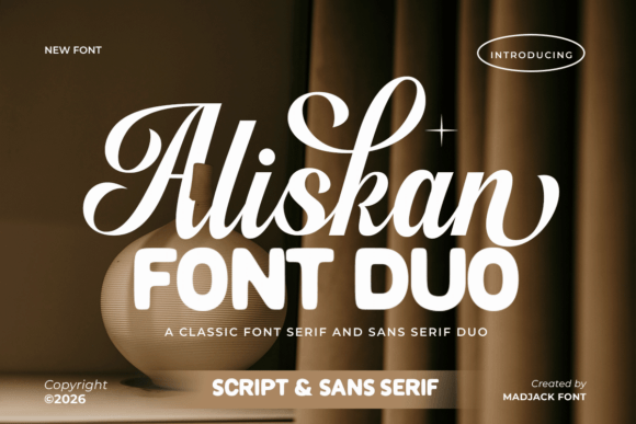 Aliskan Font Duo: Elevate Your Visual Design