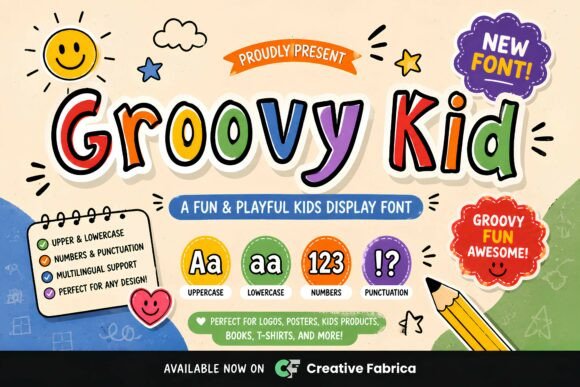 Bringing Joy to Design with the Groovy Kid Font