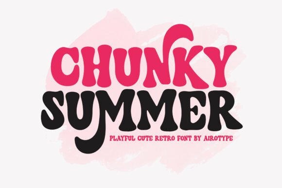Chunky Summer: Infuse Retro Charm into Modern Design