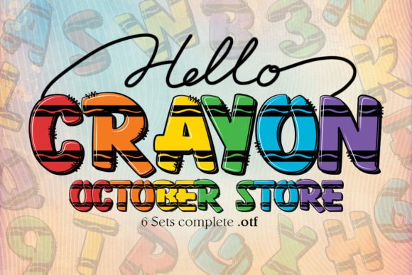 Crayon Colorful: A Whimsical Font for Vibrant Visual Design