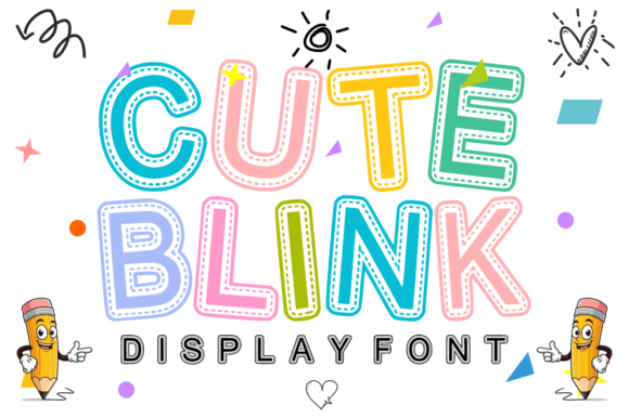 Cute Blink: The Whimsical Font for Playful Design