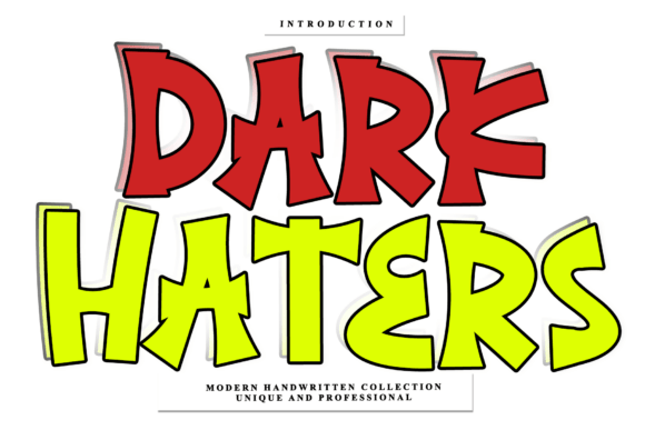 Dark Haters: A Timeless Font for Modern Design