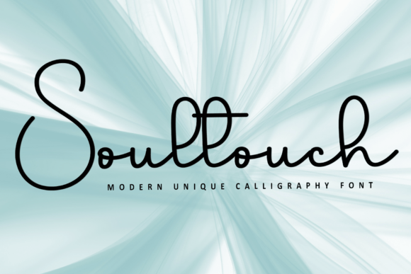 Discover the Soft, Unique Touch of Soultouch Font