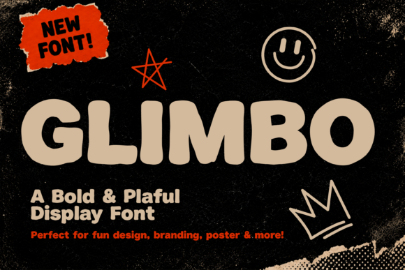 Glimbo: A Bold Playful Font for Modern Design