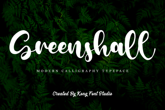Greenshall: Elevate Your Design with Playful Handwritten Script