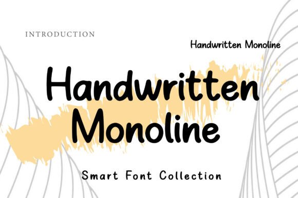 Handwritten Monoline: The Clean, Modern Font for Authentic Design