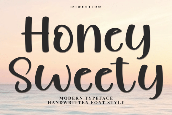 Honey Sweety: A Typeface for Festive Design