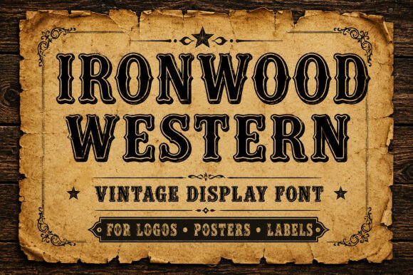 Ironwood Western: Authentic Frontier Typography for Modern Design