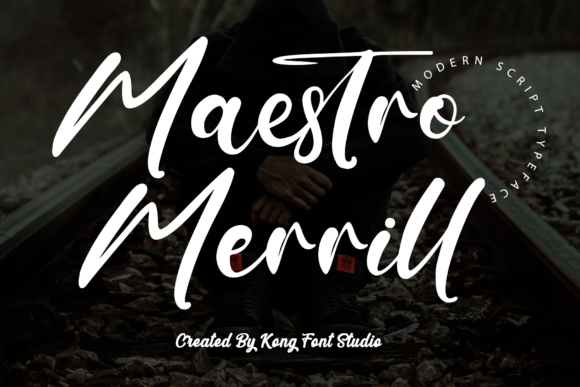 Maestro Merrill: A Playful Script for Modern Branding