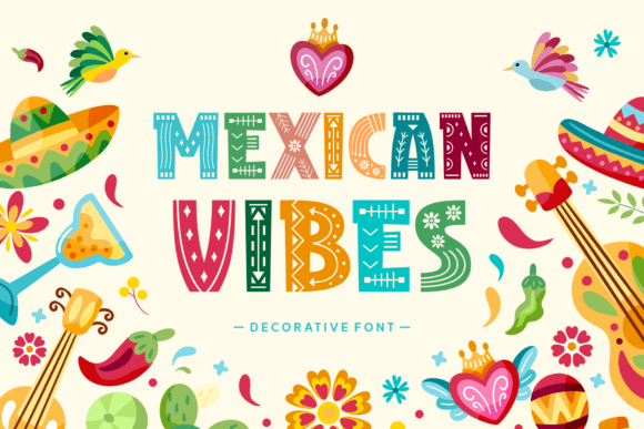 Mexican Vibes: A Bold Font for Vibrant Design