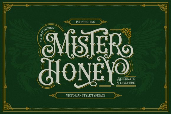 Mister Honey: A Victorian Blackletter Font for Distinct Design