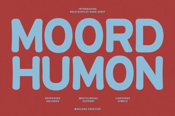 Moord Humon: Bold Typography for Modern Branding