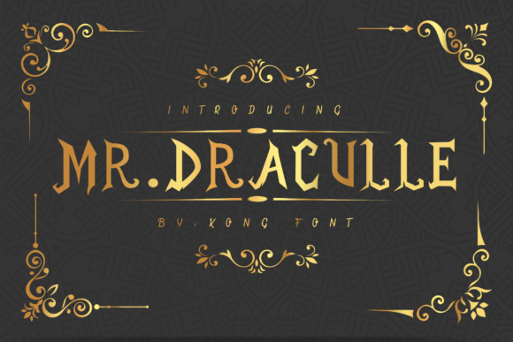 Mr. Draculle: Elevate Your Brand with Bold Typography