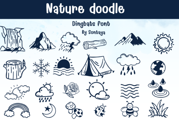 Nature Doodle: Fresh Visual Style for Modern Design