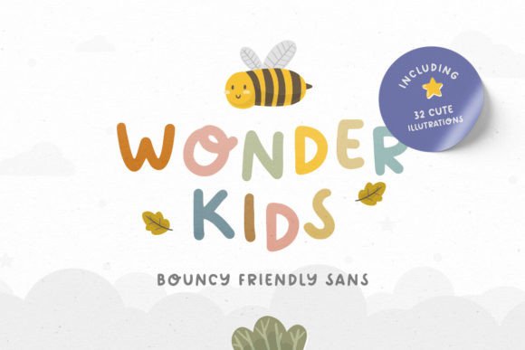 Wonder Kids: A Playful Font for Creative Design